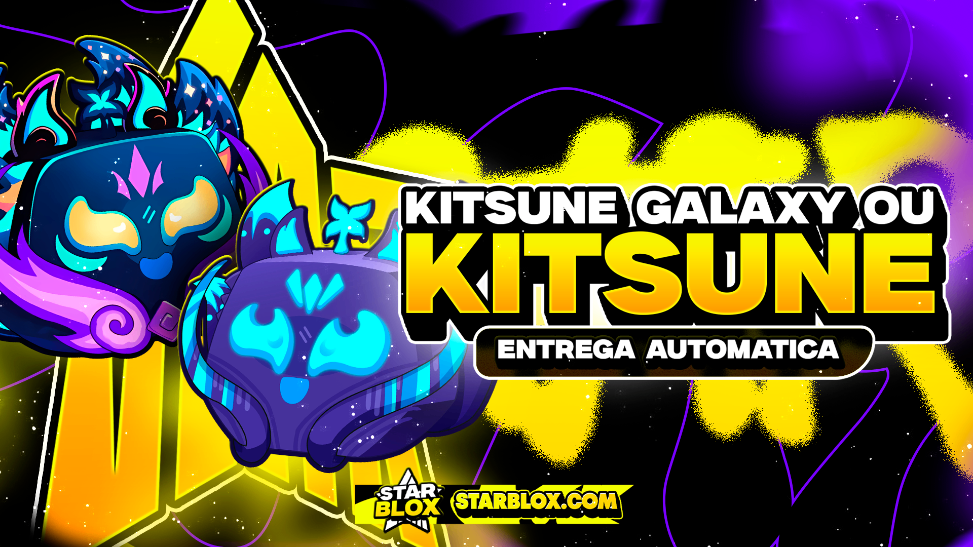 「🦊」KITSUNE GALAXY OU KITSUNE GARANTIDA!!! TESTE SUA SORTE 🔥🌌