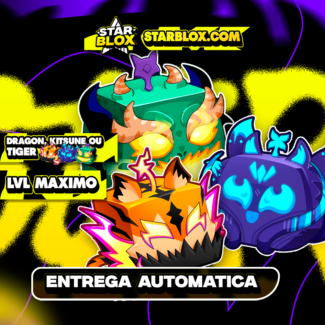 「🎁」 KITSUNE , DRAGON OU TIGER!!! SUA HORA DE CONSEGUIR AQUELA FRUTA TÃO DESEJADA NO BLOX FRUITS POR UM VALOR ABSURDO DE BARATO!! 🦊🤩🎉