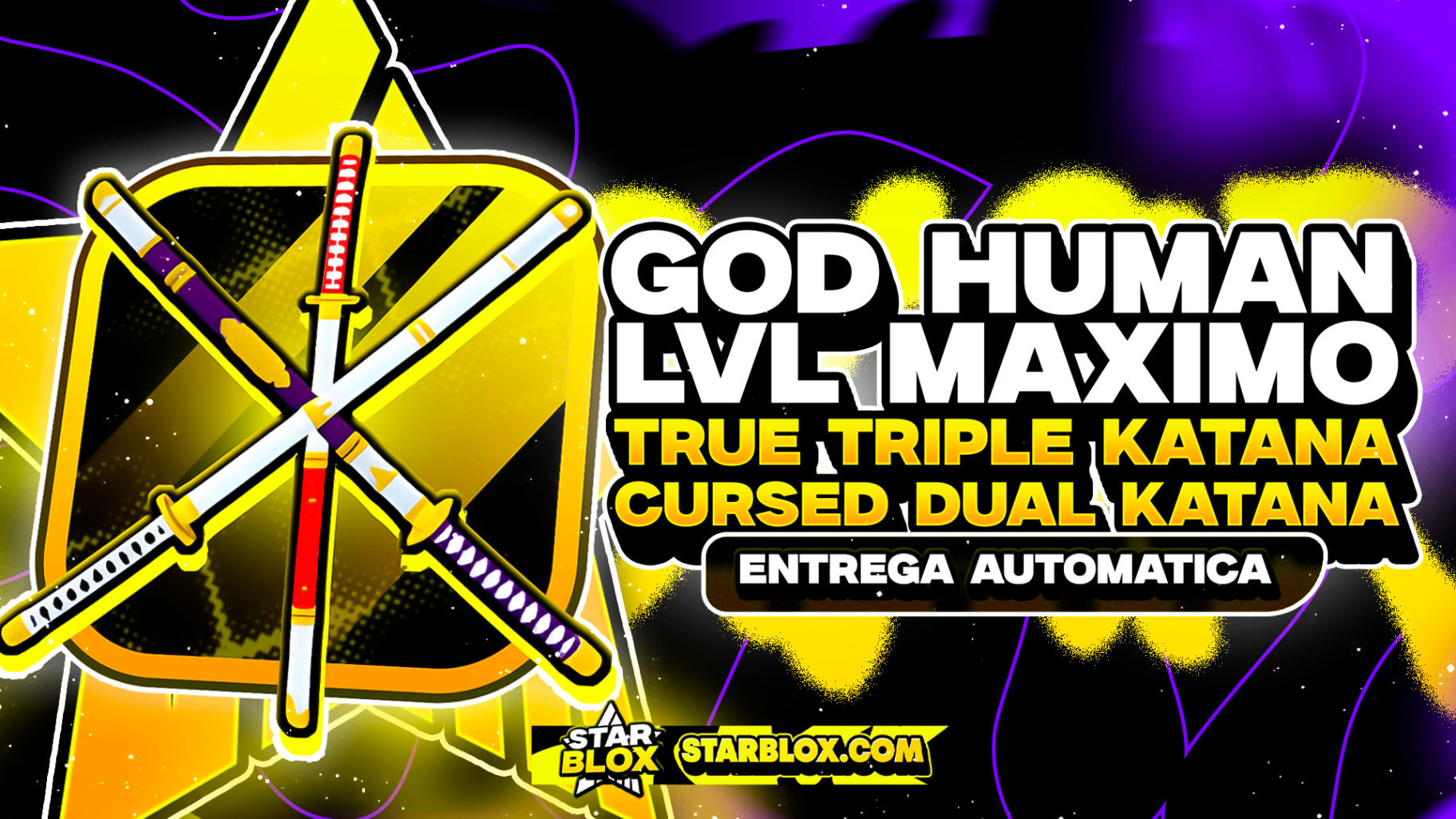 GODHUMAN + TTK 🗡️🗡️🗡️ + CDK ⚔️ + LEVEL MÁXIMO 🚀 + 90% FRUTA MITICA