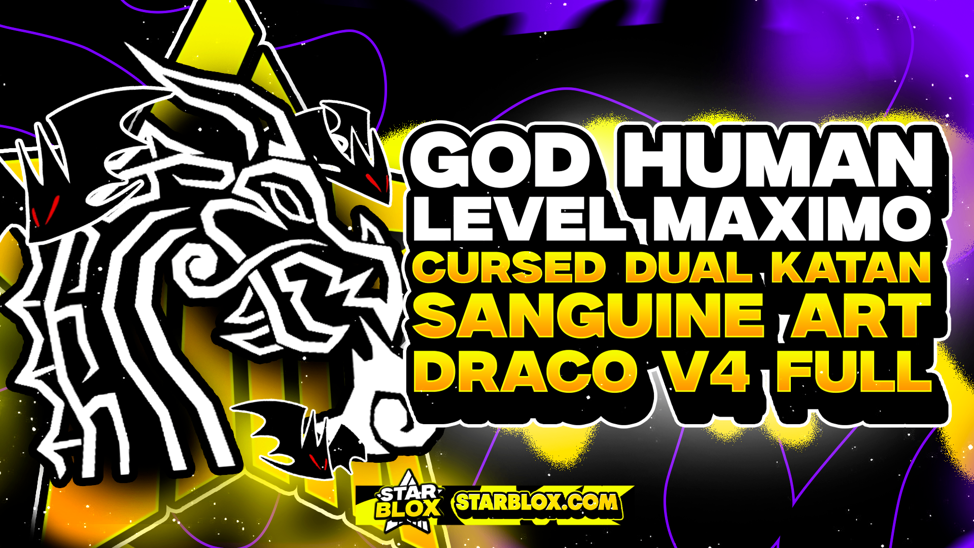 GODHUMAN 👊 + V4 FULL DRACO 🐲 + CDK ⚔️ + SANGUINE ART 🩸+ LEVEL MÁXIMO 🚀