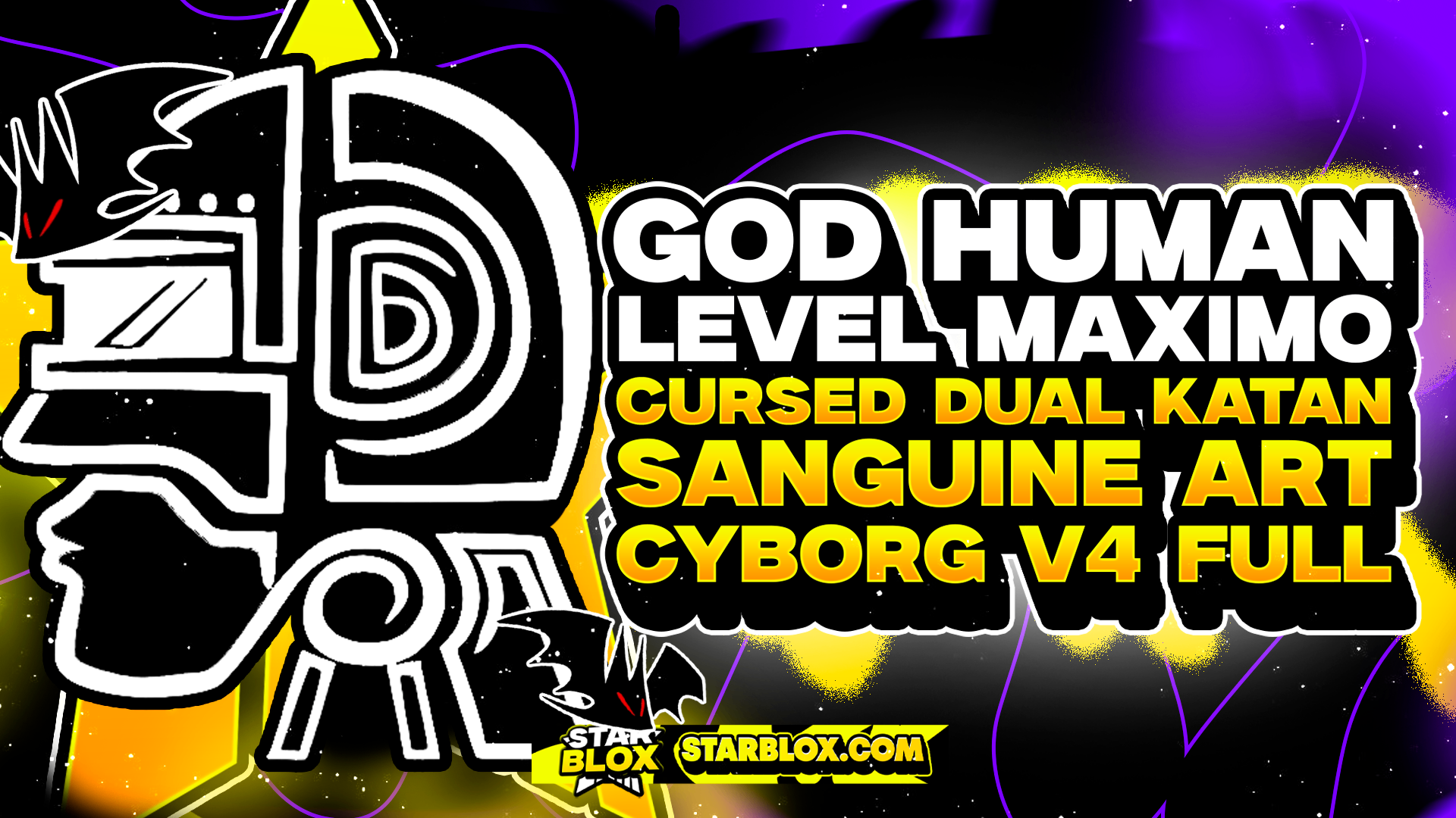 GODHUMAN 👊 + V4 FULL CYBORG 🤖 + CDK ⚔️ + SANGUINE ART 🩸+ LEVEL MÁXIMO 🚀