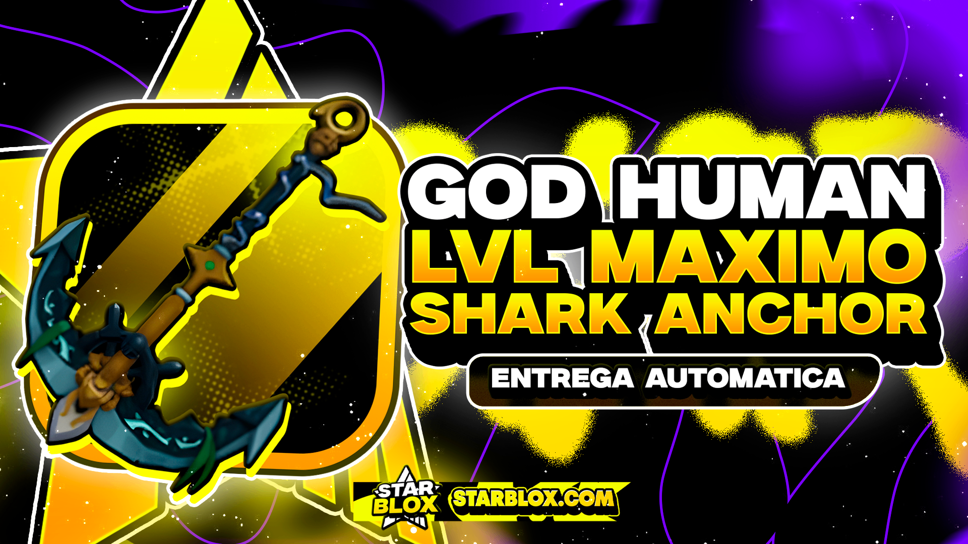 GODHUMAN 👊 + LEVEL MÁXIMO 🚀+ SHARK ANCHOR⚓