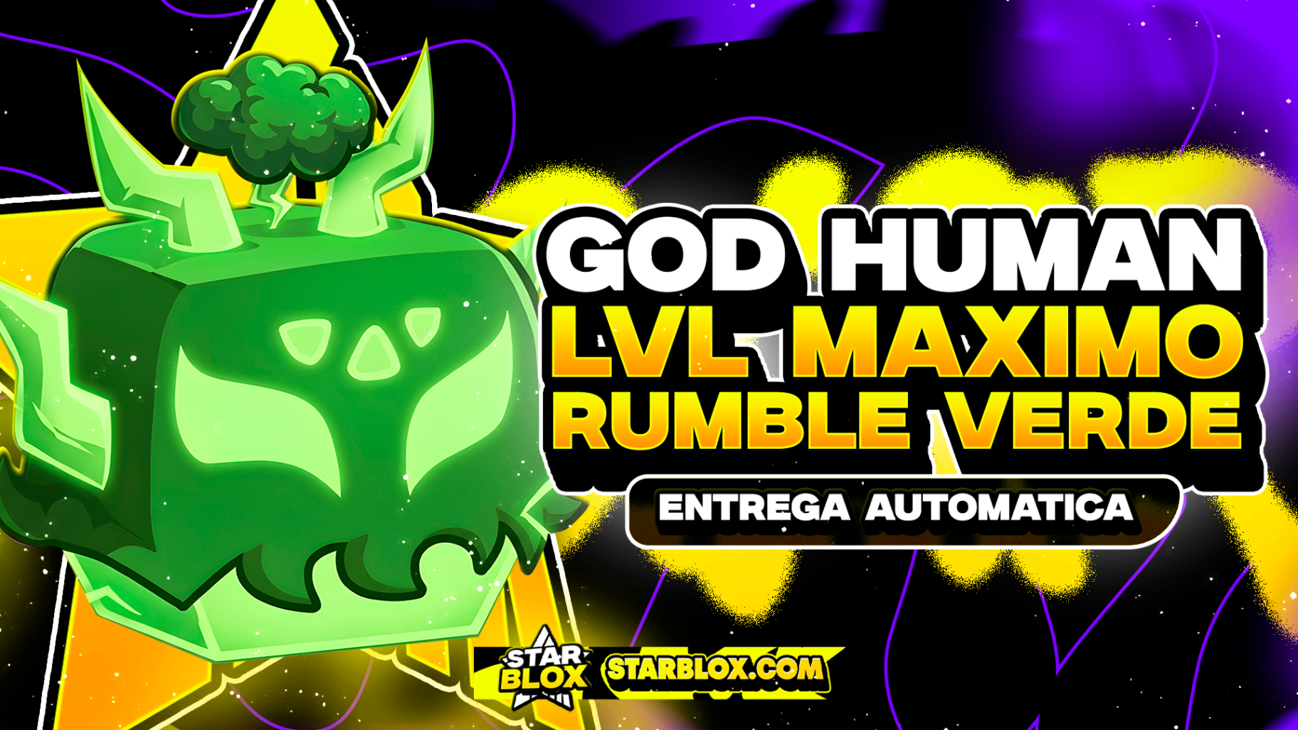 「✳️」CONTA COM RUMBLE VERDE NO BAÚ
