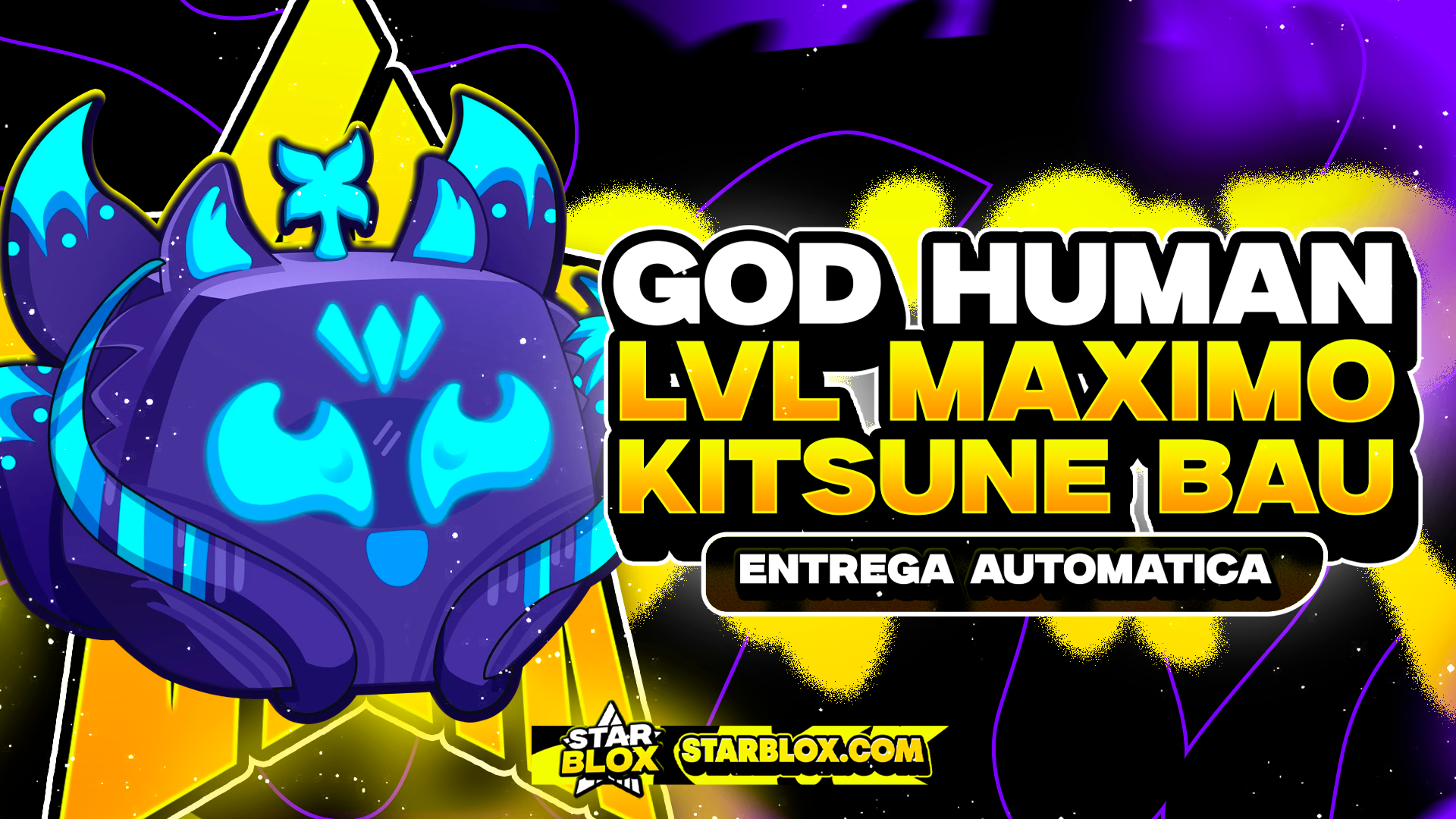 「🦊」CONTA COM KITSUNE NO BAÚ