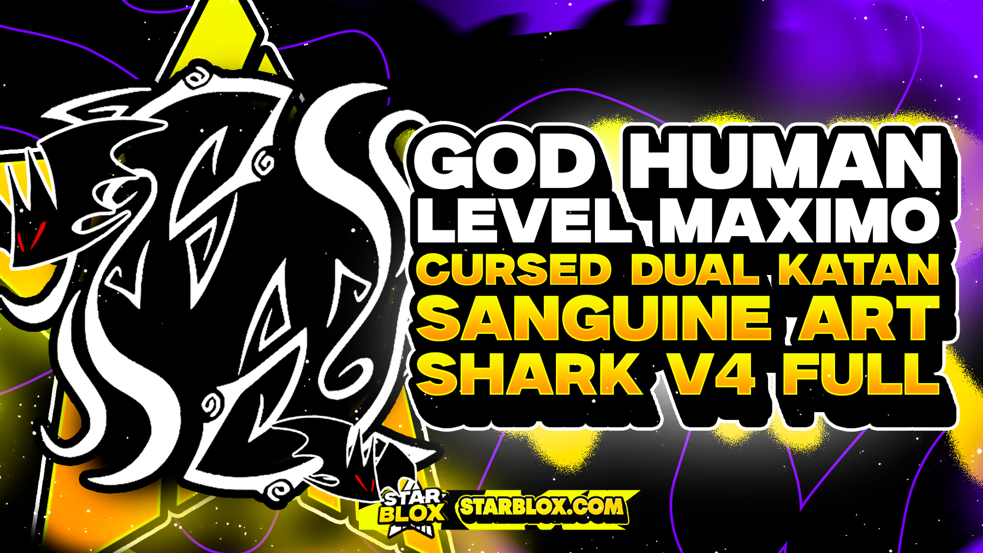 GODHUMAN 👊 + V4 FULL SHARK 🦈 + CDK ⚔️ + SANGUINE ART 🩸+ LEVEL MÁXIMO 🚀
