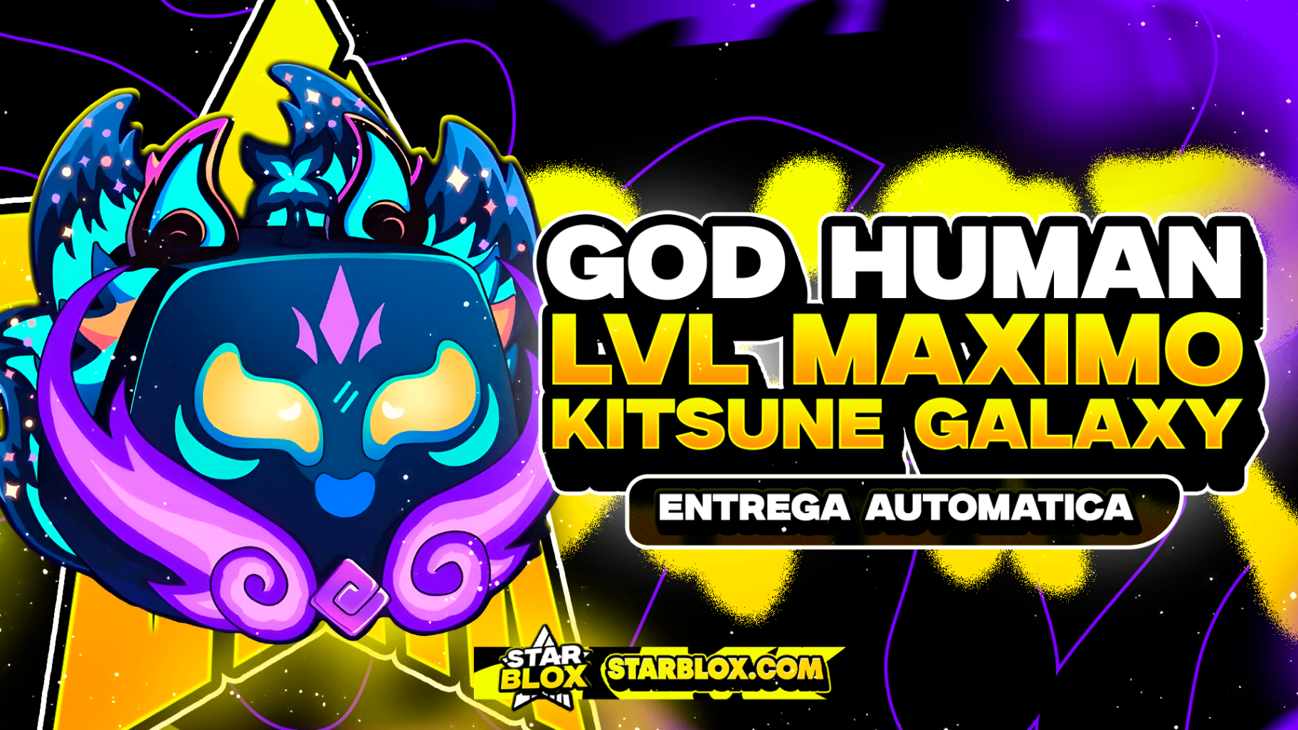 「🌌」CONTA COM KITSUNE GALAXY NO BAÚ