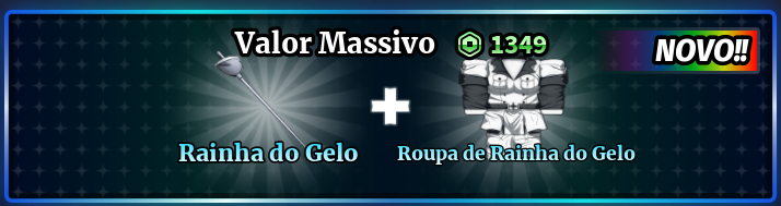 「🧊」RAINHA DO GELO + ROUPA DE RAINHA DO GELO